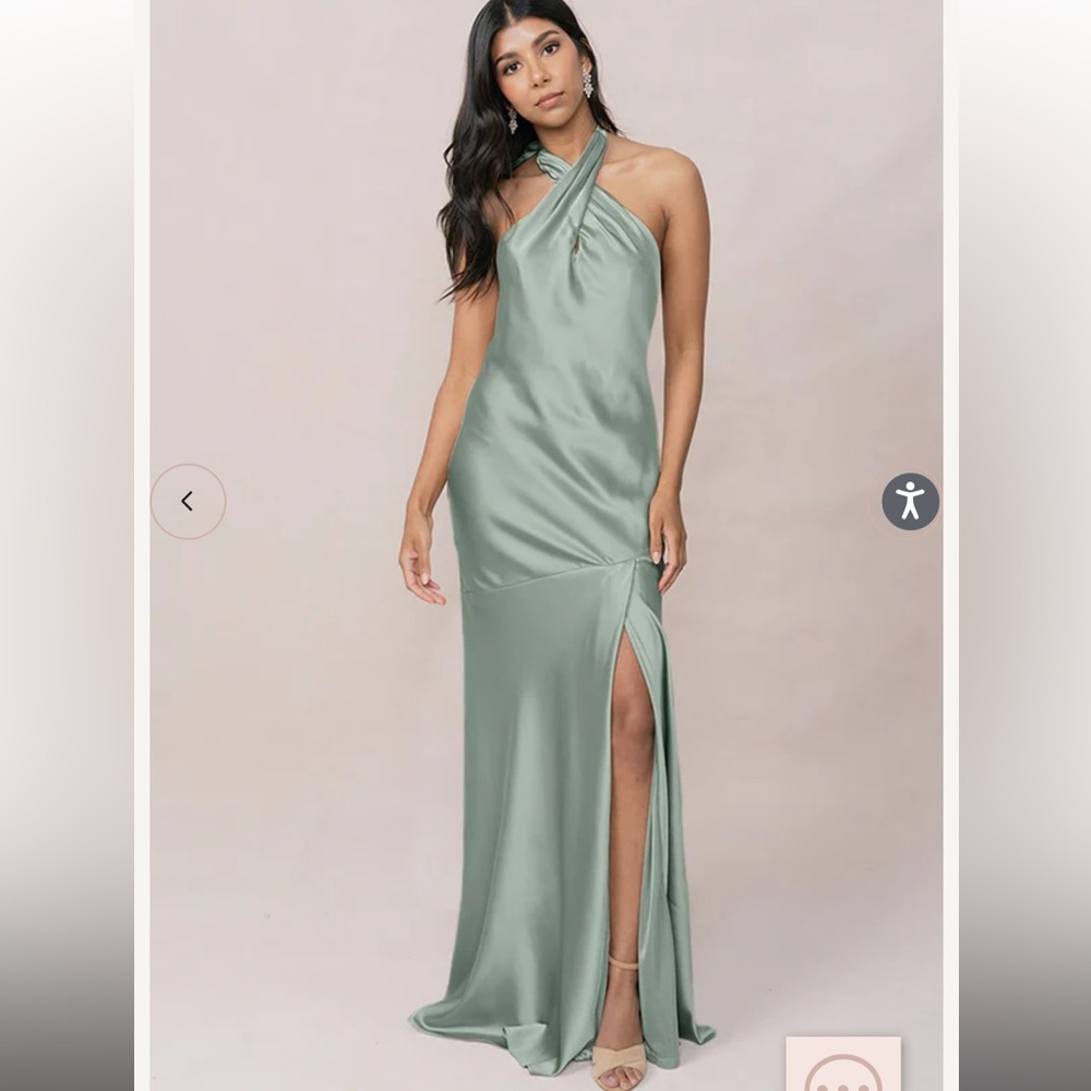 BRAND NEW shop revelry Athena Satin Dress